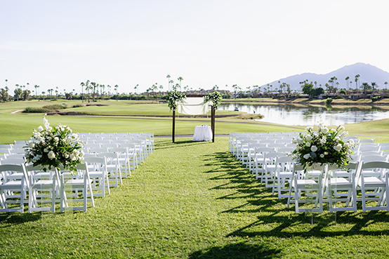 a beautifully decorated wedding venue